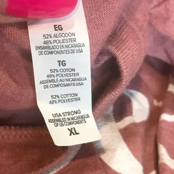 Canvas Mauve T-Shirt Women's Size XL - Picture 5 of 11